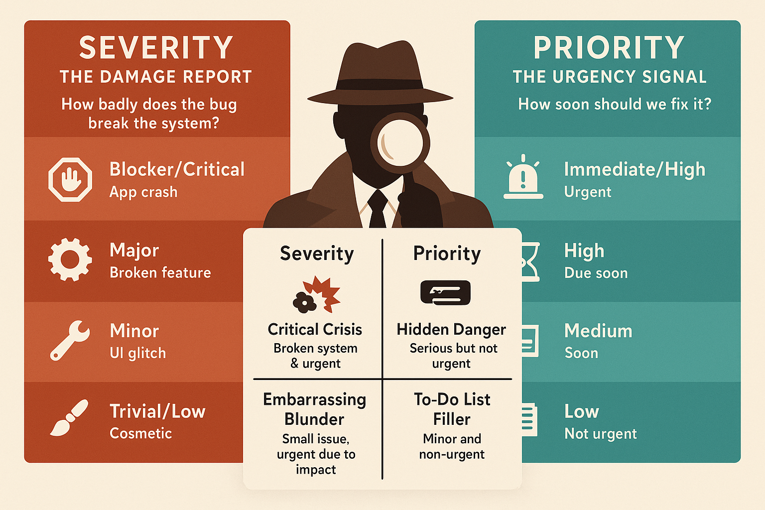 Image of Severity vs Priority in Software Testing