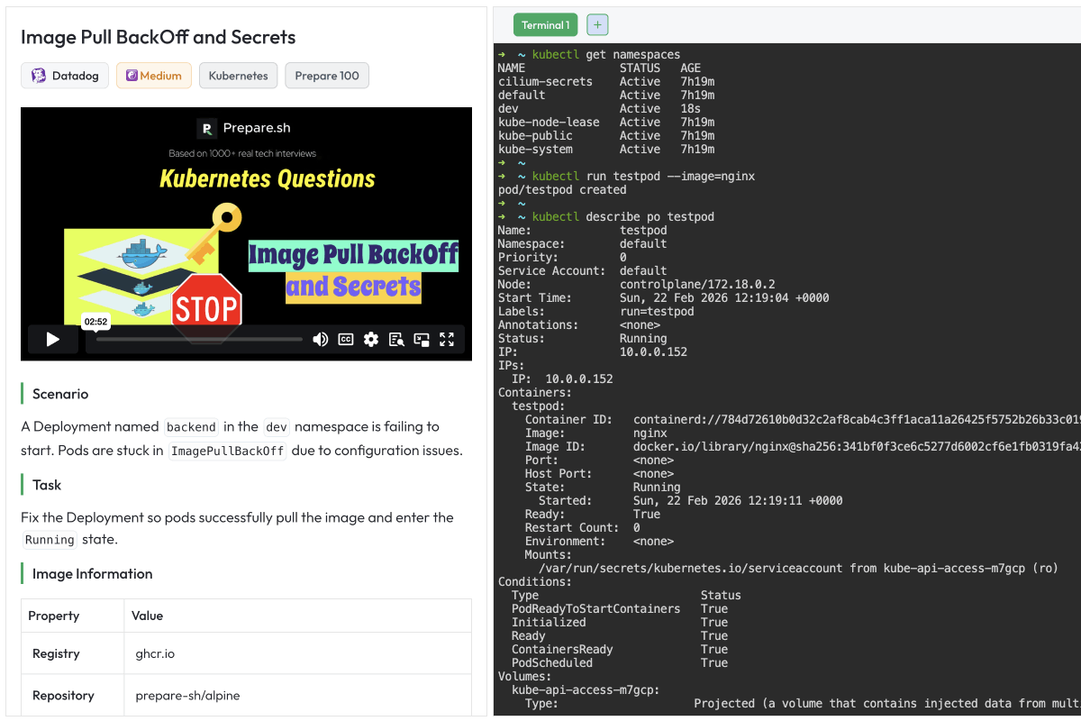 Kubernetes runtime environment