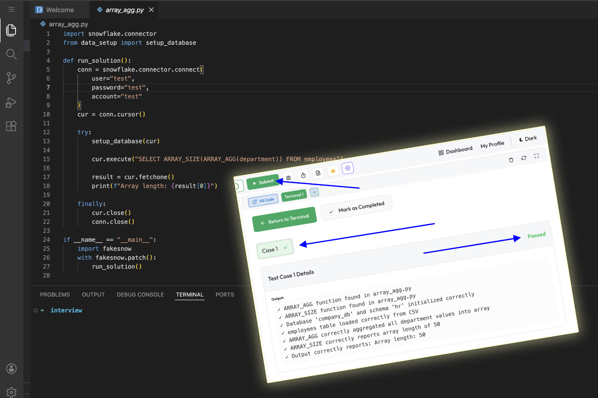 Snowflake runtime environment